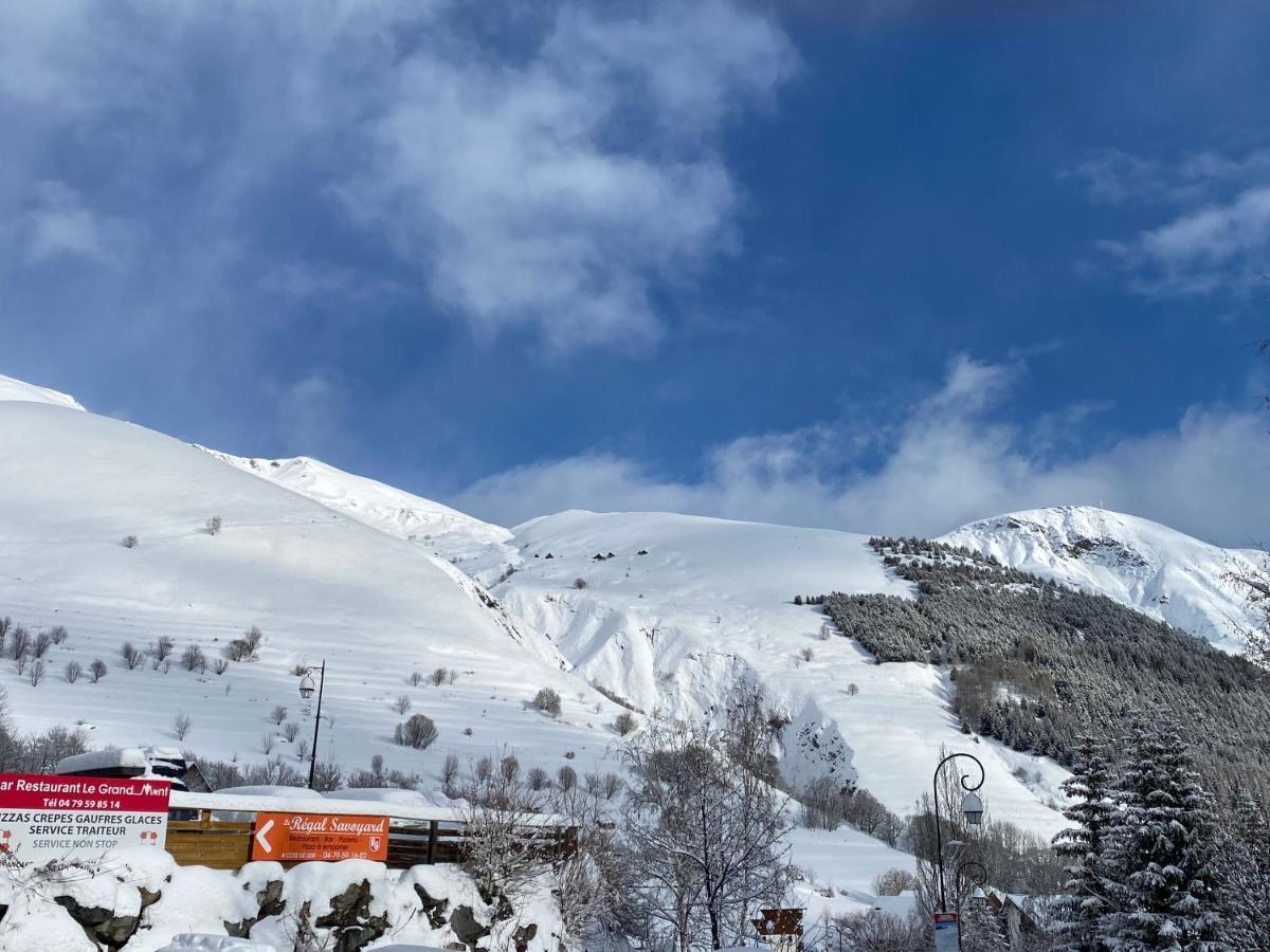 Logement 4/6 Personnes A La Montagne Avec Piscine Apartment Saint-Sorlin-dʼArves Exterior foto